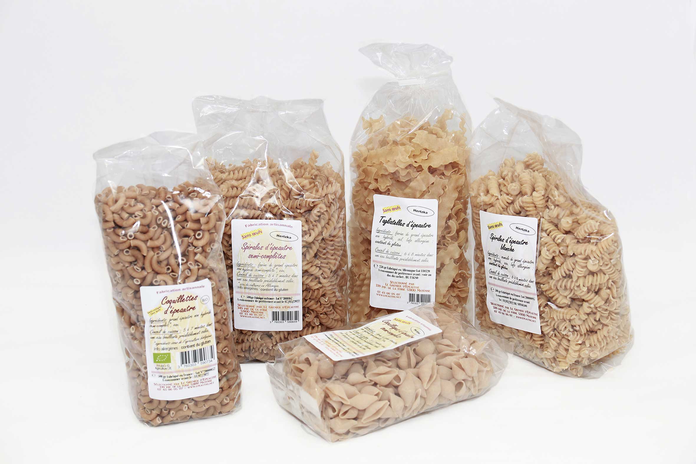 Pâtes farine d'épeautre. Photo © Anne Nguyen Dao